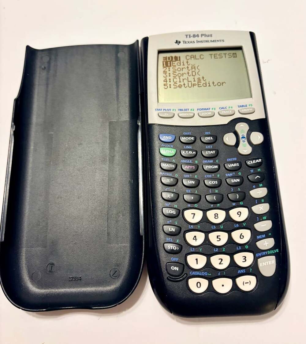 Texas Instruments TI-84 Plus Graphing Calculator with Cover